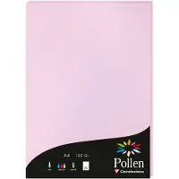 Pollen Clairefontaine Pollen - Papier ordinaire - lilas - A4 (210 x 297 mm) - 120 g/m² - 50 feuille(s)