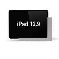 TabLines TWP006S Support mural pour iPad Pro 12.9 (3e/4e génération), argenté, Support de tablette, Argent