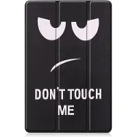 Cover-Discount Galaxy Tab S9 - Étui Smart Tri-fold Don't Touch (Samsung Galaxy Tab S9), Étui pour tablette, Noir