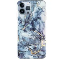 Cover-Discount iPhone 15 Pro Max - Etui en caoutchouc silicone gris marbré (Apple iPhone 15 Pro Max), Coque pour téléphone portable, Gris