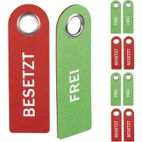 Relaxdays 10x plaque de porte