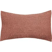 Vivaraise Housses de coussins STONEWASHED TANA - Rose - 40x65 cm
