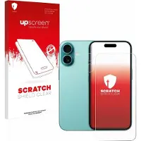 Upscreen Scratch Shield Protection (Apple iPhone 16), Téléphone portable : film de protection, Transparent
