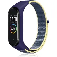 Cover-Discount Xiaomi Mi Band 7 - Bracelet de remplacement en tissu nylon (Nylon), Sangles de montre, Bleu