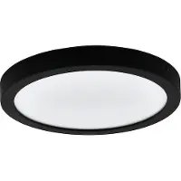 Eglo 75637 IDUN 2 LED encastré/apparent 15W Ø300mm Noir Blanc Neutre