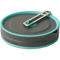 Sea to Summit - Casserole pliable à bec verseur - Frontier UL Collapsible Pouring Pot 2.2L en Aluminium - Bleu