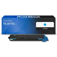PrintAbout Toner compatible pour Kyocera TK-8115C - Cyan