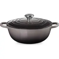 Le Creuset Cocotte LA MARMITE SIGNATURE gris foncé, Poêle + casserole, Gris