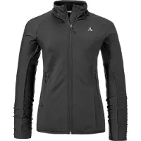 Schöffel Veste en polaire fonctionnelle 'Style Cascata' noir / blanc