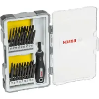 Bosch 2607017320 Bit Holder Screwdriver 37 Pieces Argenté