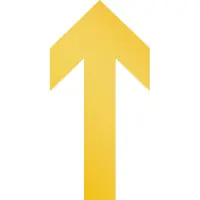 Durable 104804 pictogramme adhésif Jaune
