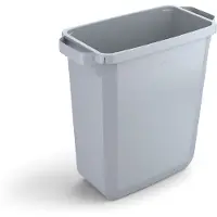 Durable Conteneur à déchets DURABIN 60L rectangle, Gris, 1800496050