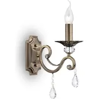 Maytoni Grace Applique Bougie Laiton & Cristal, 1 Lumière, E14