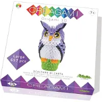 Sonstige Verlage CREAGAMI - Origami 3D Hibou 657 pièces