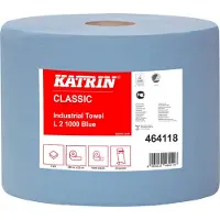 Katrin Rouleaux de nettoyage - 2 rouleaux de 1000 feuilles - 2 plis - bleu
