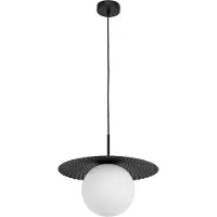 Lyora Suspension Obbit noir Ø 38cm