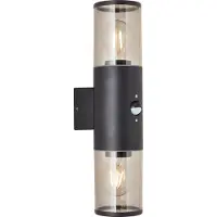 Brilliant Lampe d'extérieur double Sergioro avec capteur