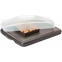 Alpfa Butler 'Coffre-fort pour gâteaux sur plaque Maxi, Boîte à gâteau, Gris