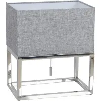 Näve Alfa lampe de table E27 30x19cm gris