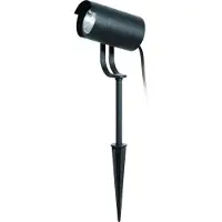 MEGATRON , lampe de jardin MT70803, anthracite, avec pic