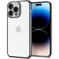 Spigen Optique Crystal Iphone 14 Pro Max Chrome Grey (Apple iPhone 14 Pro Max), Coque pour téléphone portable, Gris
