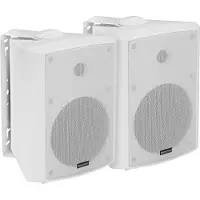 Omnitronic ALP-6A Kit d'enceintes actives blanc (Actif), Haut-parleur PA, Blanc