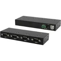 EXSYS GmbH USB 2.0 vers 4S RS-232, boîtier métallique (EX-13074HM)
