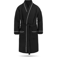 Normani Peignoir court noir / blanc