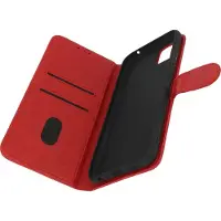 Avizar Étui Samsung Galaxy A22 5G Protection avec Porte-carte Fonction Support rouge