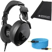 Rode NTH-100 Casque d'écoute avec câble de 2.4m bleu avec chiffon