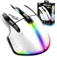 SPIRIT OF GAMER Souris de jeu Souris Pro M5 Transparente Transparente One Size