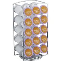 Relaxdays Porte-capsule, Machine à café : accessoires, Argent