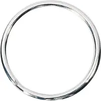 Wedo Anneaux porte-clés en métal, Argent