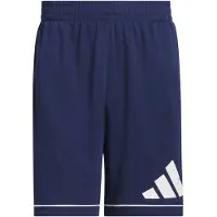 Adidas Pantalon de sport 'Basketball Badge of Sport' bleu foncé / blanc