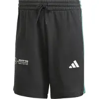 Adidas Pantalon de sport 'MERCEDES - AMG PETRONAS FORMULA ONE TEAM DNA SHORT' pétrole / noir / blanc