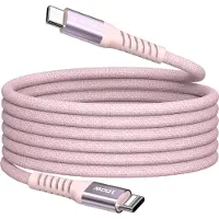 Verbatim Sync&Charge 100W 120cm USB-C/USB-C Magnetic pink 31857