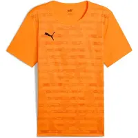 Puma Hommes, T-shirt de sport, individualRISE Graphic Jersey (M), Orange, M