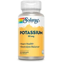 Solaray Citrate De Potassium 99 Mg 60 Unités