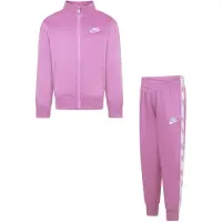 Nike Survêtement rose foncé / blanc