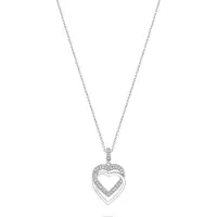 Jette Kette SWING HEART, (Argent 925, 45 cm)