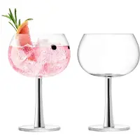 LSA International Verres à Gin Tonic L.S.A. Gin Zilver 420 ml (Lot de 2)