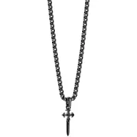 GUESS South Alameda Necklace Argenté Homme