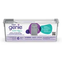 Litter locker Accessoires pour Litter Genie EasyRoll Seau pour litière pour chat, gris Cassette de recharge pour chat
