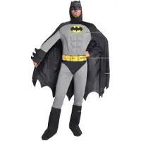Atosa Batman Man Costume Gris XL Enfants