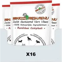 Farm food Fresh Menu au boeuf pâtée pour chien (sachet 125 g)