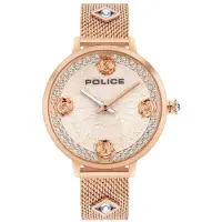 Police Pl16031msr32 Quartz 3 Atm 36 Mm Watch Doré Homme