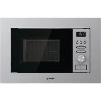 Gorenje BM201AG1X Four à micro-ondes avec grill encastrable inox 25l 800W