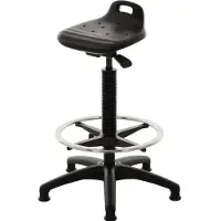 Lotz Assis debout Mousse de polyuréthane intégrale Hauteur d'assise réglable de 570 à 820 mm Piétement (57 - 82 cm)
