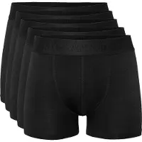 Resterods Caleçons en coton lot de cinq hommes - Noir