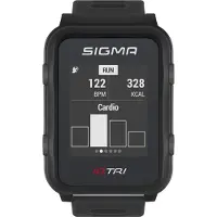 Sigma montre de fitness "iD TRI", noir, set